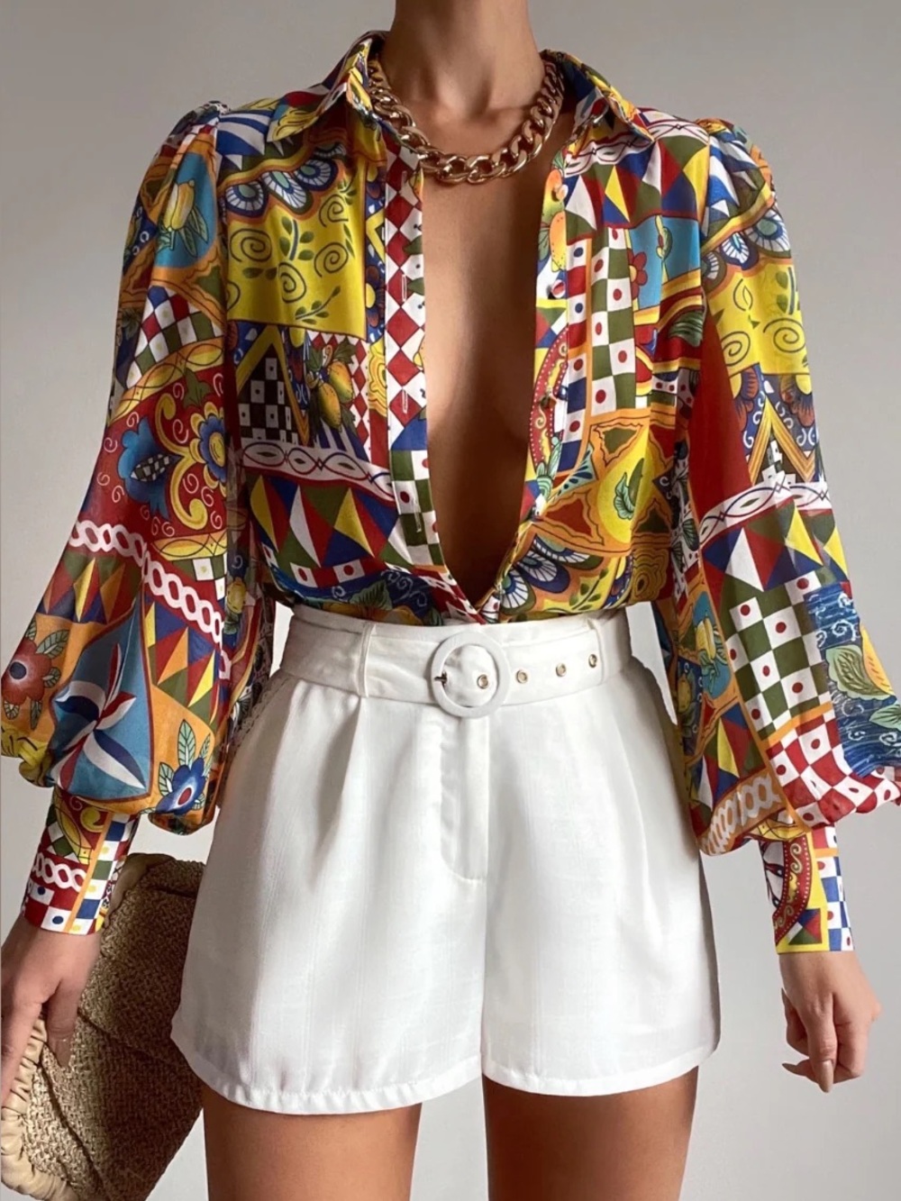 EUC Runaway the Label Size Medium Fleetwood Blouse in Phaedra